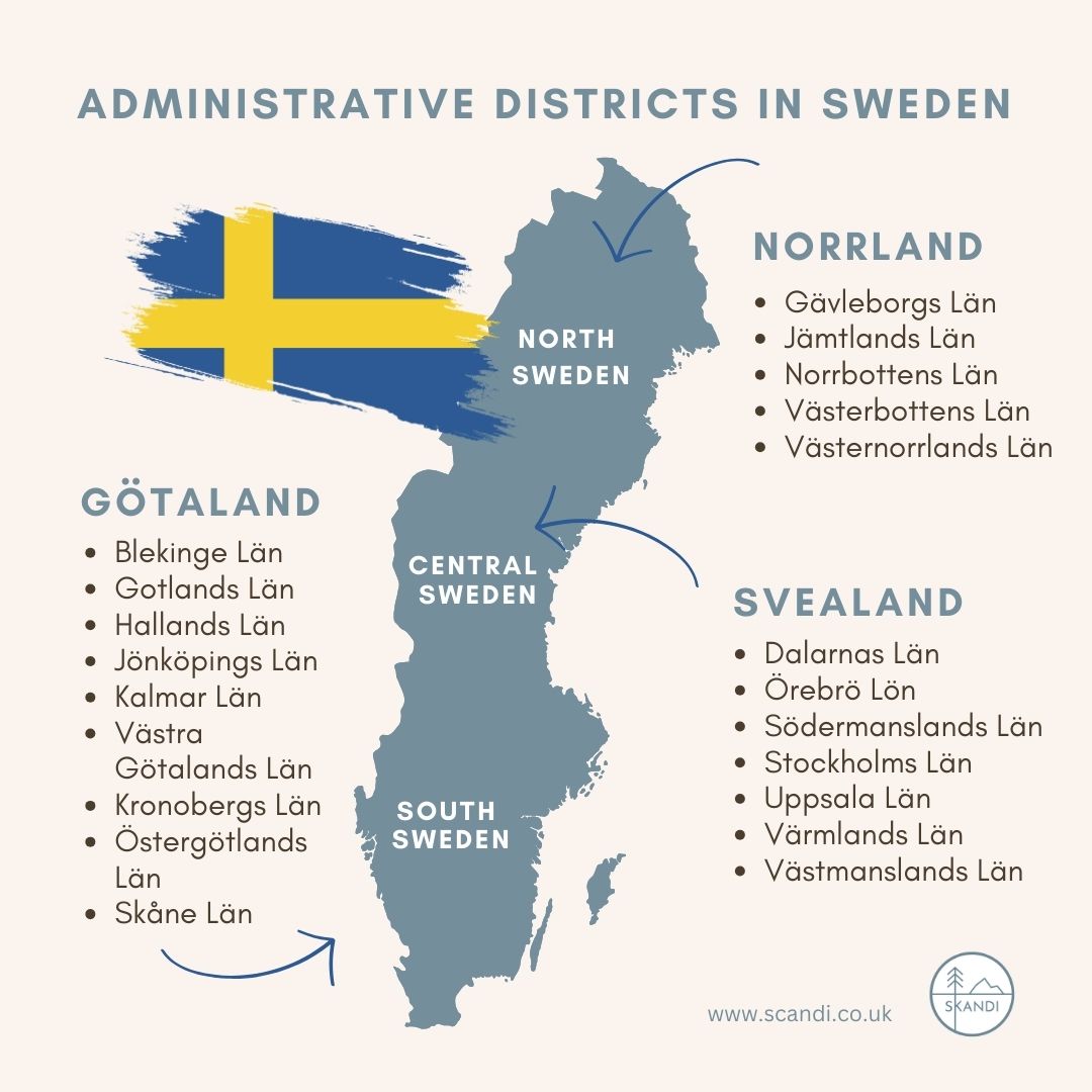 administrative districts sweden