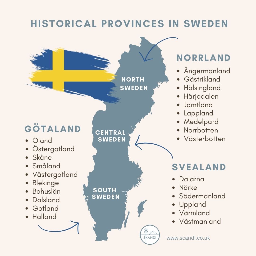 historical provinces sweden
