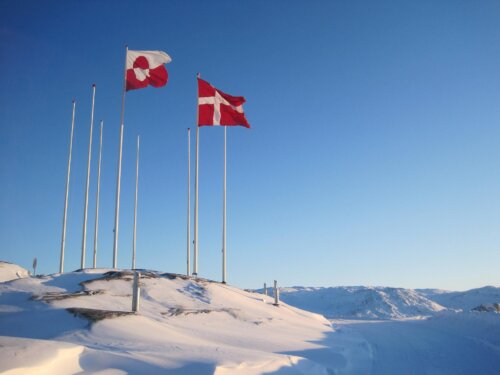 Denmark Flag Greenland