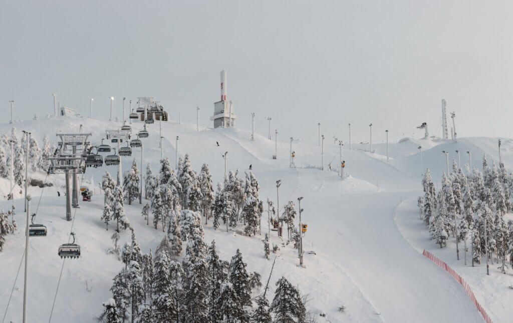 Finland Sights Winter sports
