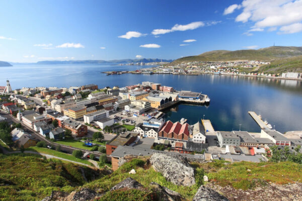 Hammerfest: in the far north of Norway