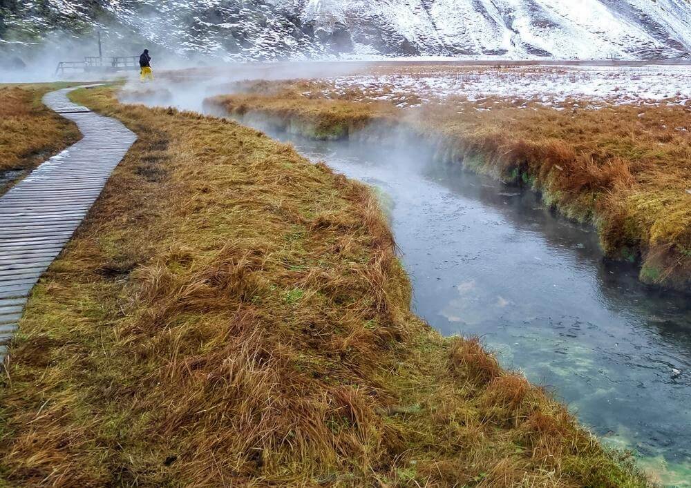 hot springs at Landmannalaugar