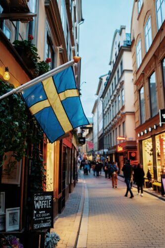 Swedish Flag Appereance