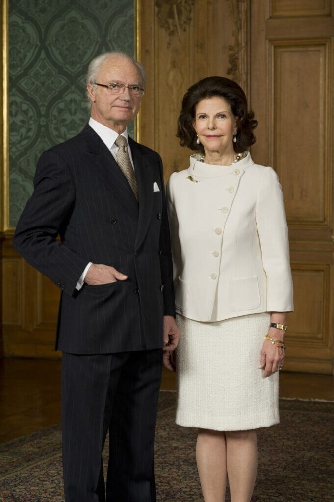 King Carl Gustav and Queen Silvia of Sweden 