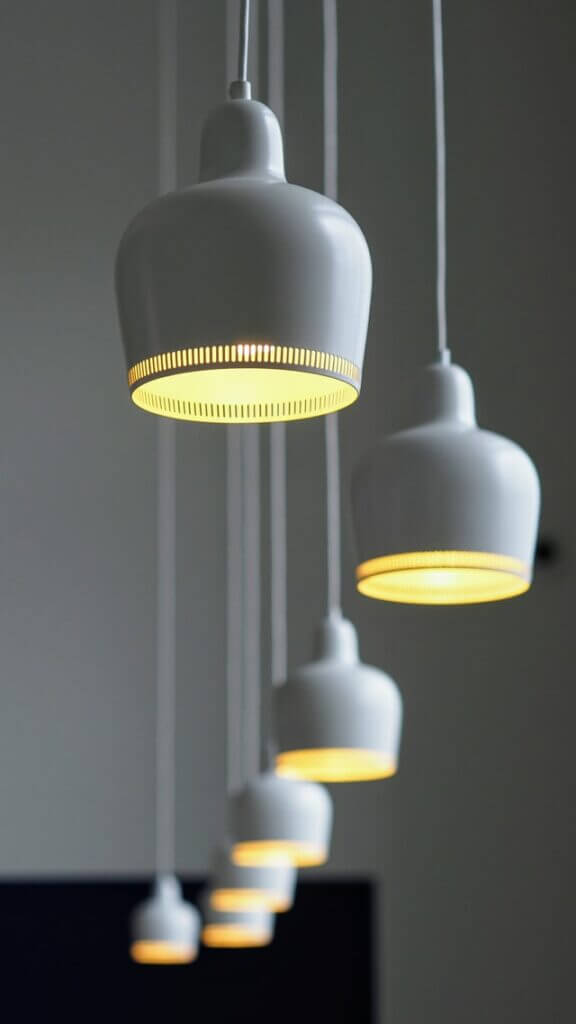 Scandinavian Design: hanging lamp Alvar Aalto Artek
