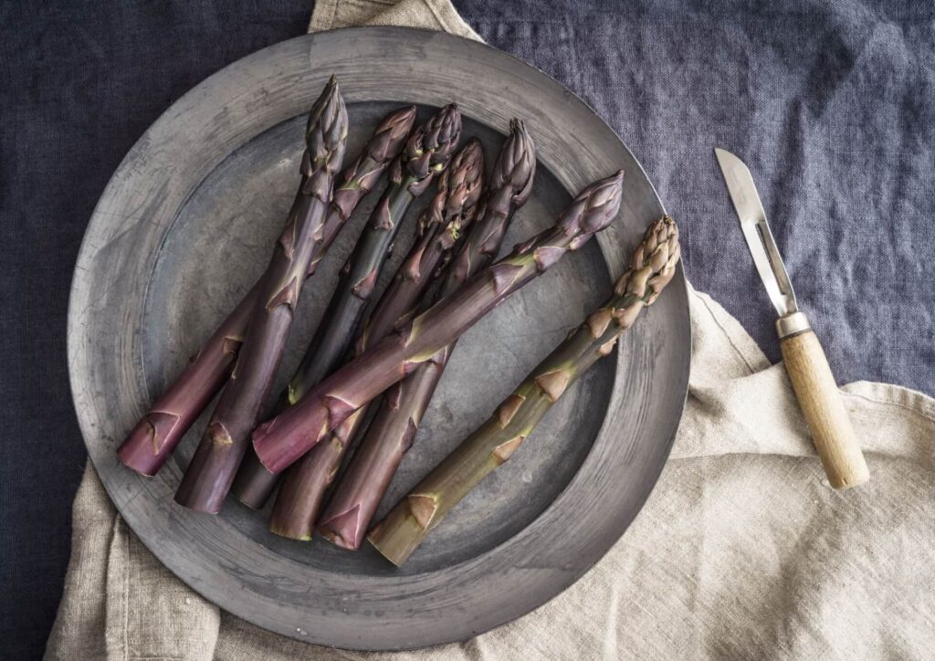 Gotland impressions culinary asparagus