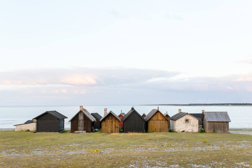 Gotland impressions cultural fishing huts