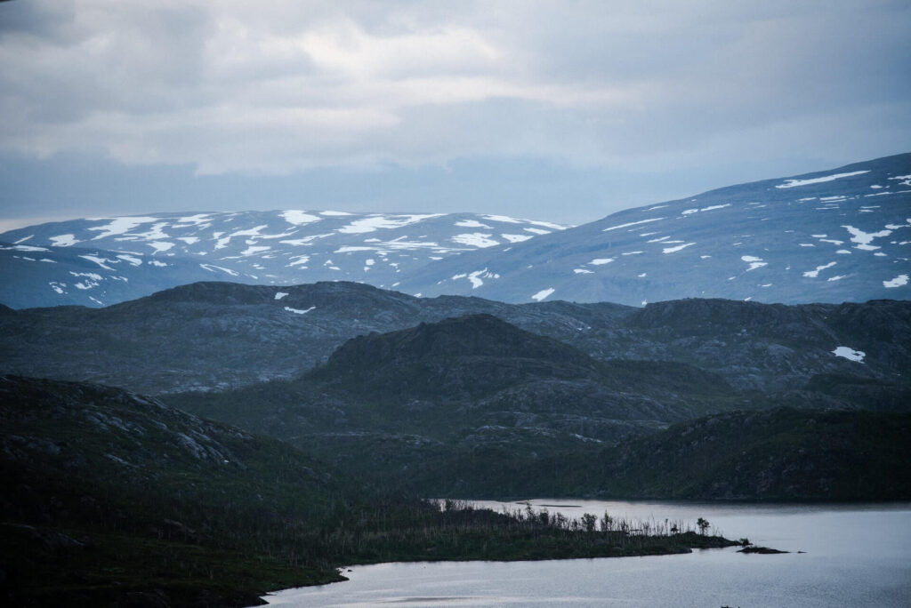 Swedish Lapland nature riksgränsen
