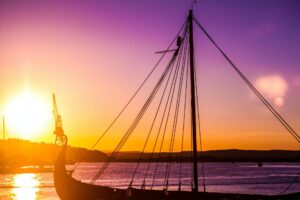 Norse mythology ship burials