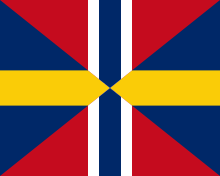 Sweden flag Union Gösch