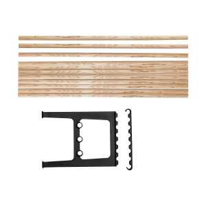Essem Design Nostalgi bench extension 100 cm Ash-black