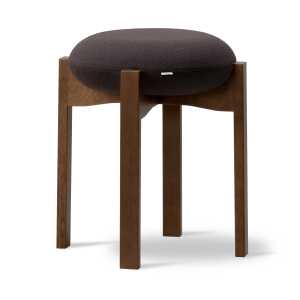 Fredericia Furniture Pioneer low stool Vidar 386-smoked stained lacquered oak