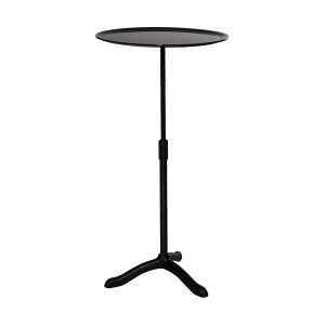 Källemo Cassis coffee table Ø37 cm Black anodized aluminum-black