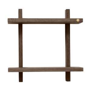 Andersen Furniture Treat double wall shelf Smoked Oiled Oak, 34x12x34 cm