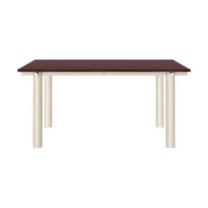 Ferm Living Atura dining table Light cashmere-burgundy, 90×160 cm
