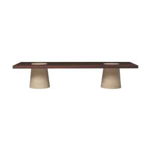 Ferm Living Grova coffee tables Travertine, 155x55x34 m